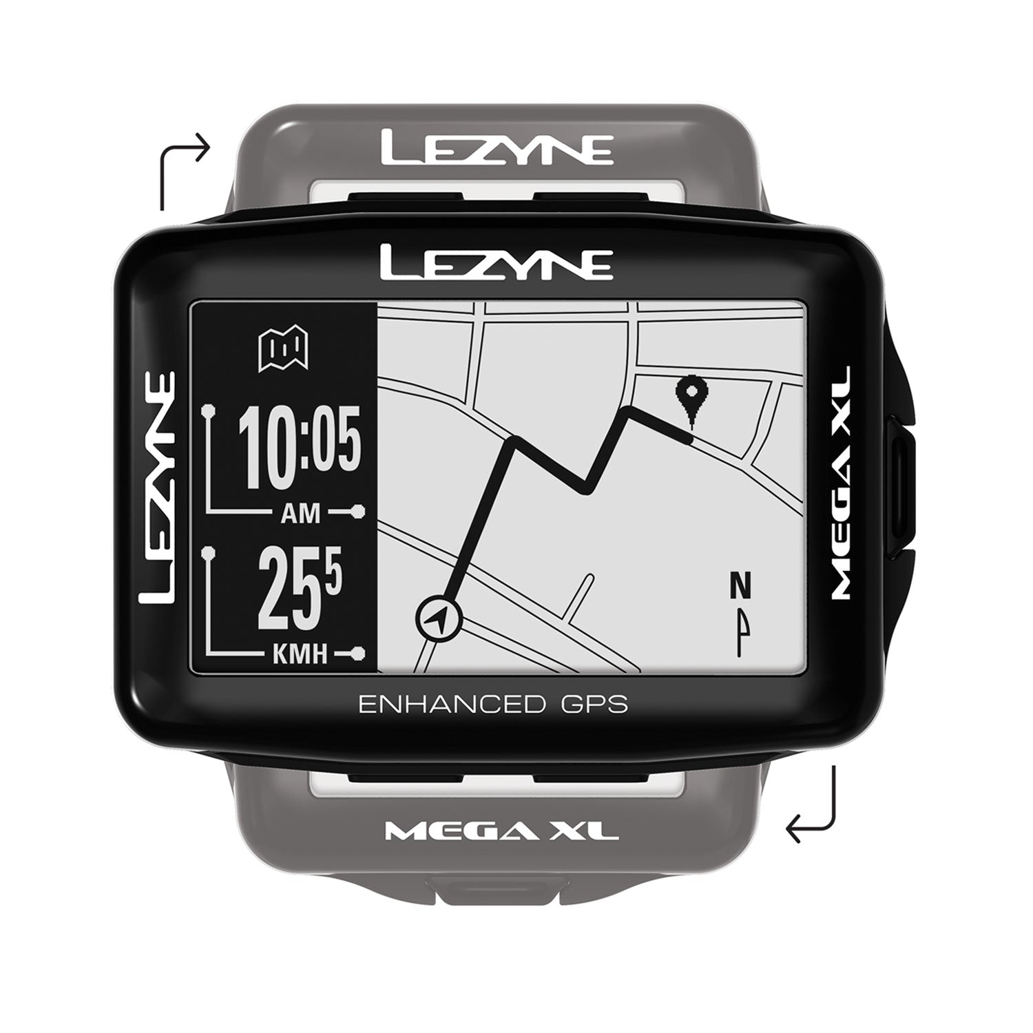 GPS Lezyne Mega XL + Sensores FC / Velocidad / Cadencia
